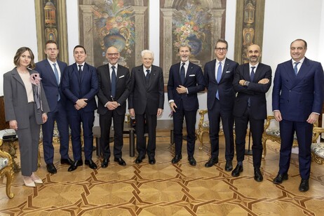 Mattarella ha ricevuto delegazione di Automobili Lamborghini Spa