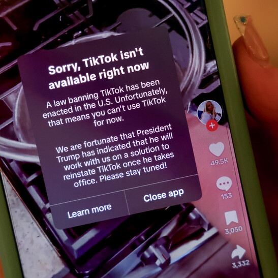 TikTok app ban in the United States