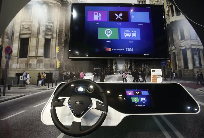 Mastercard at Mobile World Conference 2017 (foto: AP)