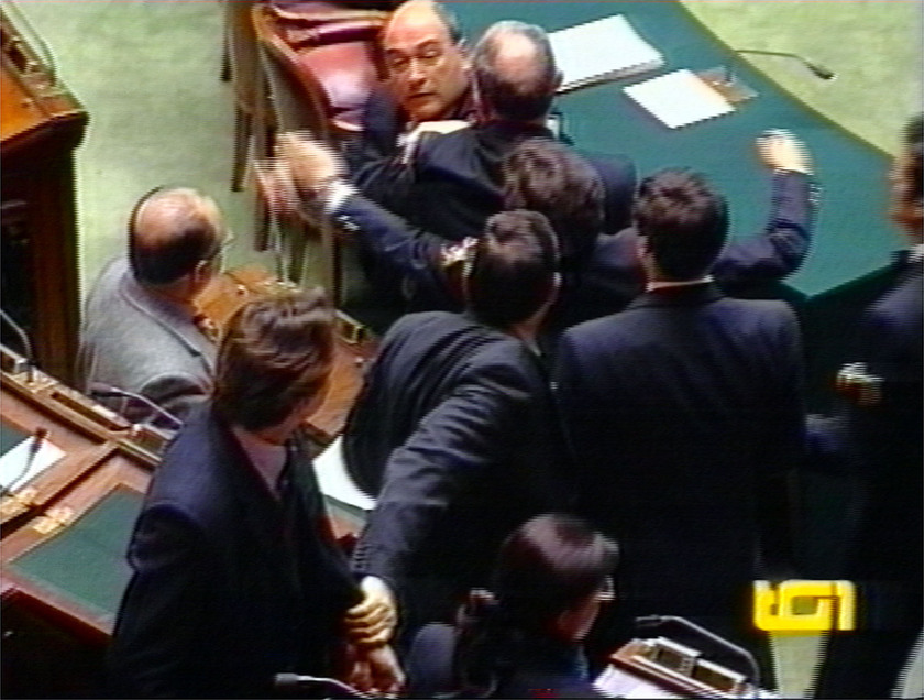 Lo scontro tra Gramazio, An e Massimo Mauro, Ds il 29 aprile 1998