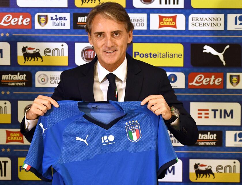 La conferenza stampa di presentazione da ct della Nazionale. 15 maggio 2018 - RIPRODUZIONE RISERVATA