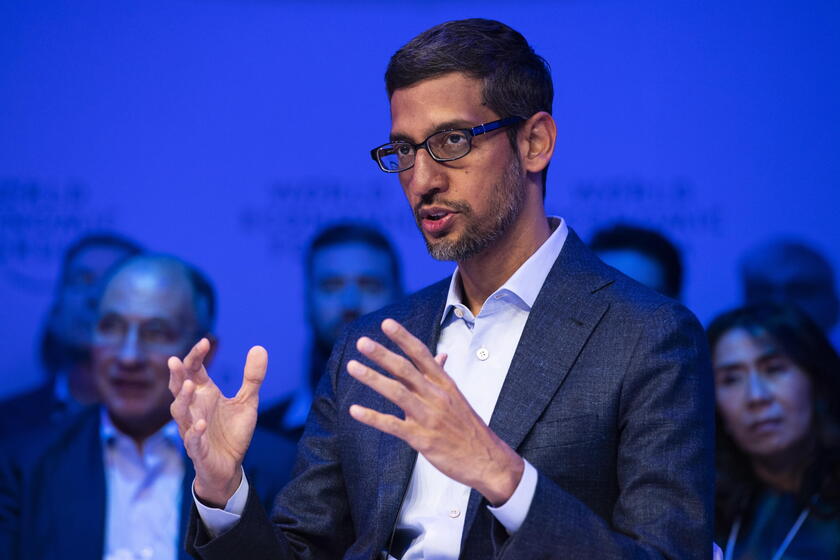 Sundar Pichai, il ceo di Google e Alphabet - RIPRODUZIONE RISERVATA