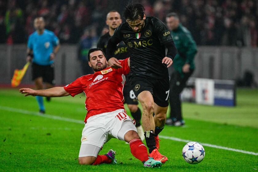 TOPSHOT-FBL-EUR-C1-UNION BERLIN-NAPOLI © ANSA/AFP