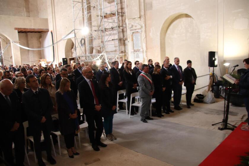 A sette anni dal sisma la messa torna nella Basilica Norcia - RIPRODUZIONE RISERVATA