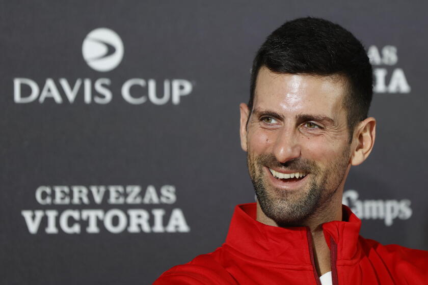 2023 Davis Cup Final 8 - Serbia press conference © ANSA/EPA