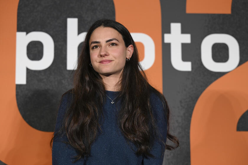 L 'attrice Romana Maggiora Vergano, durante la presentazione del libro Photoansa 2023 - RIPRODUZIONE RISERVATA