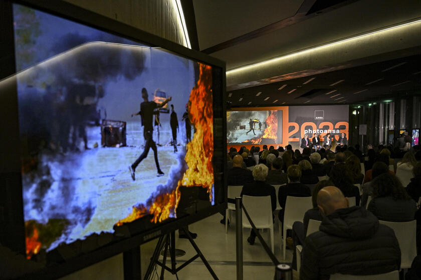 La presentazione del libro Photoansa 2023 - RIPRODUZIONE RISERVATA