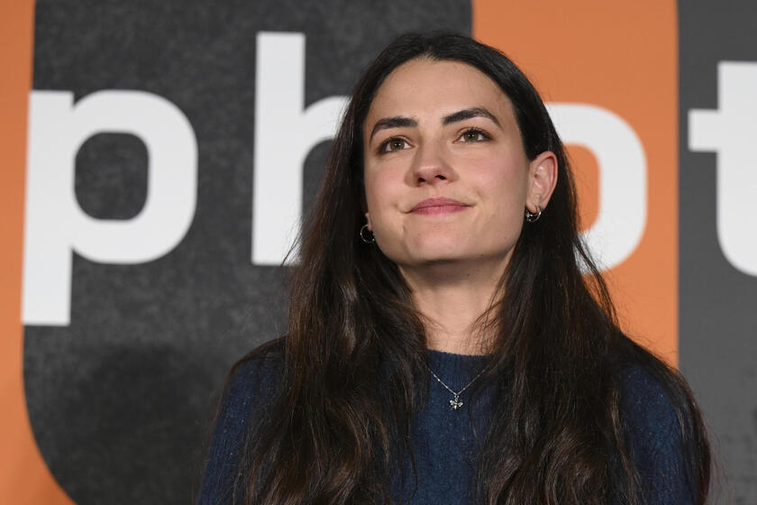 L 'attrice Romana Maggiora Vergano, durante la presentazione del libro Photoansa 2023 - RIPRODUZIONE RISERVATA