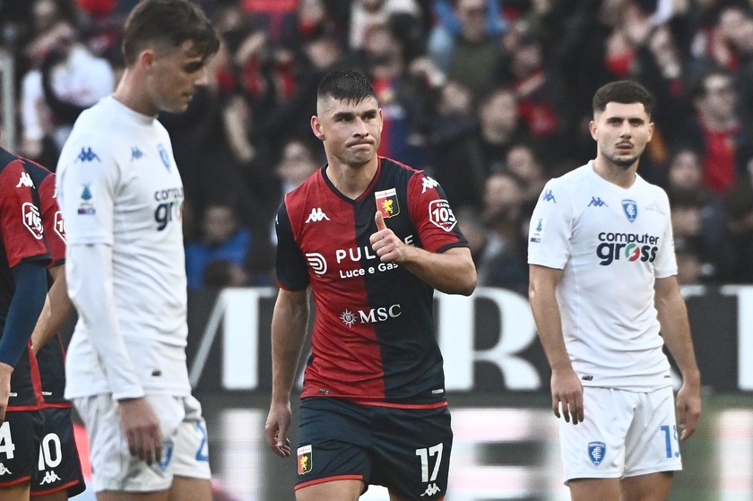 Soccer: Serie A; Genoa-Empoli - RIPRODUZIONE RISERVATA