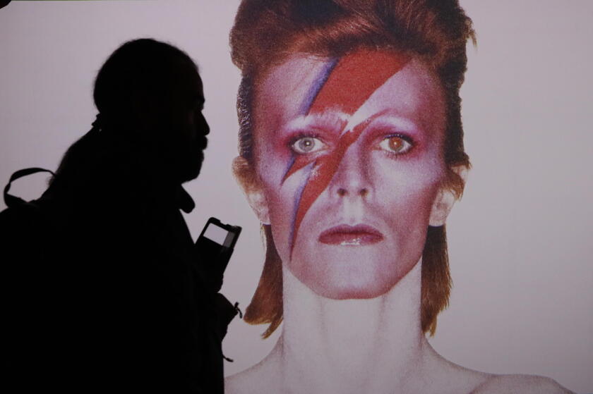 Bowie taken by Duffy exhibition presented in Madrid © ANSA/EPA