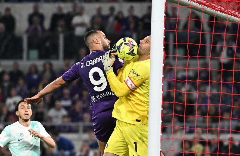 Soccer: Coppa Italia Final, Fiorentina-Inter - RIPRODUZIONE RISERVATA