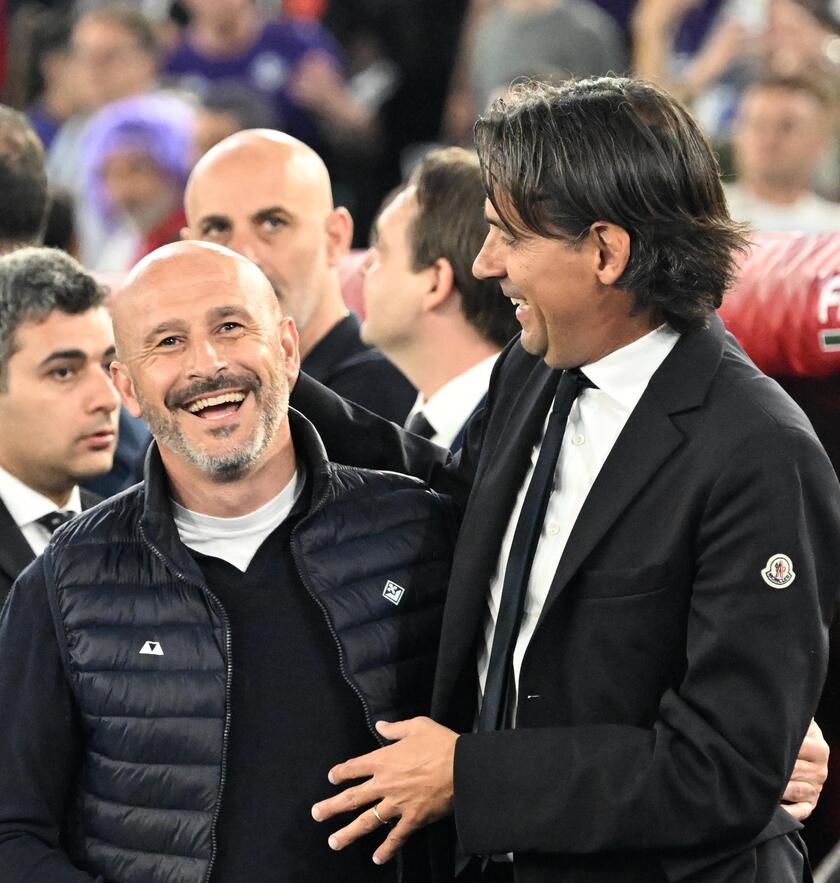 Soccer: Coppa Italia Final, Fiorentina-Inter - RIPRODUZIONE RISERVATA