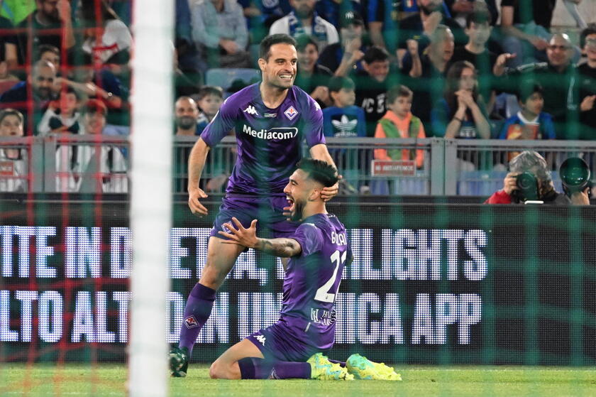 Soccer: Coppa Italia Final, Fiorentina-Inter - RIPRODUZIONE RISERVATA