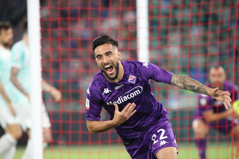Soccer: Coppa Italia Final, Fiorentina-Inter - RIPRODUZIONE RISERVATA