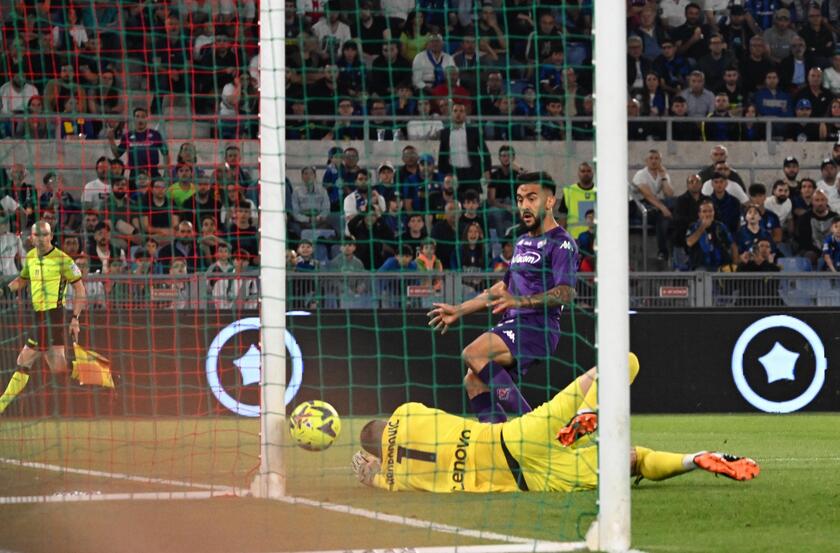 Soccer: Coppa Italia Final, Fiorentina-Inter - RIPRODUZIONE RISERVATA