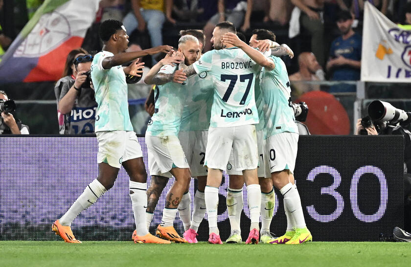 Soccer: Coppa Italia Final, Fiorentina-Inter - RIPRODUZIONE RISERVATA