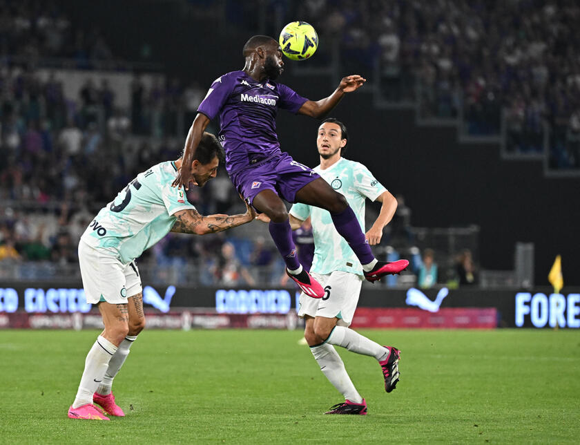 Soccer: Coppa Italia Final, Fiorentina-Inter - RIPRODUZIONE RISERVATA