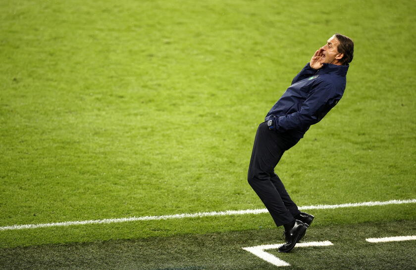 Mancini durante la finale di Londra - RIPRODUZIONE RISERVATA