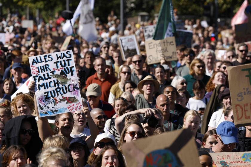 Fridays For Future a Berlino © ANSA/AFP