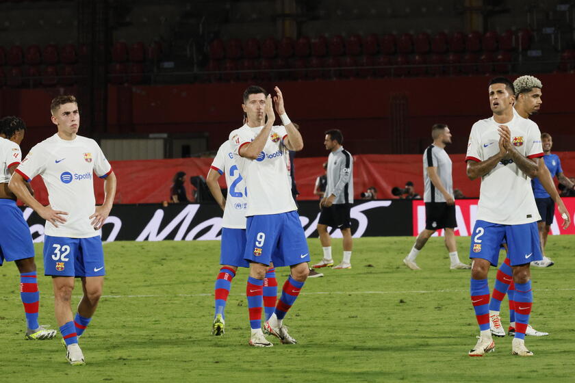 LaLiga: Maiorca-Barcellona 2-2 © ANSA/EPA
