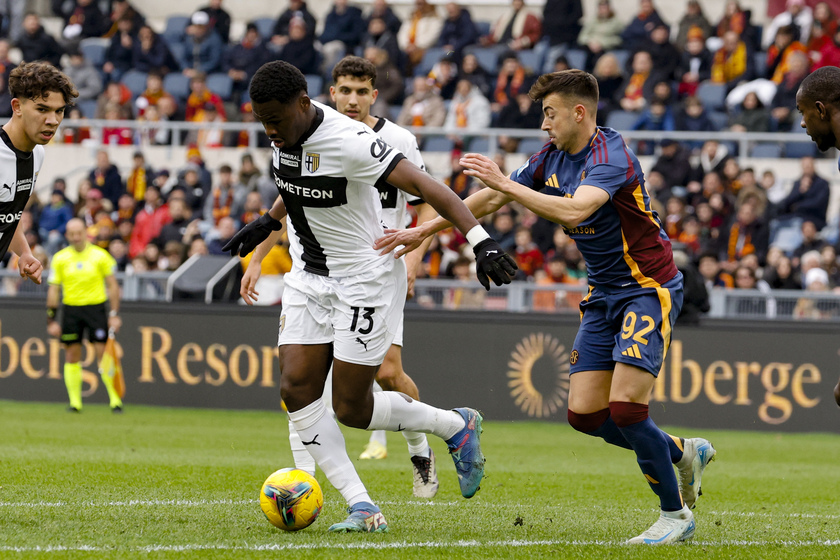 Italian Serie A soccer match - AS Roma vs Parma Calcio 1913