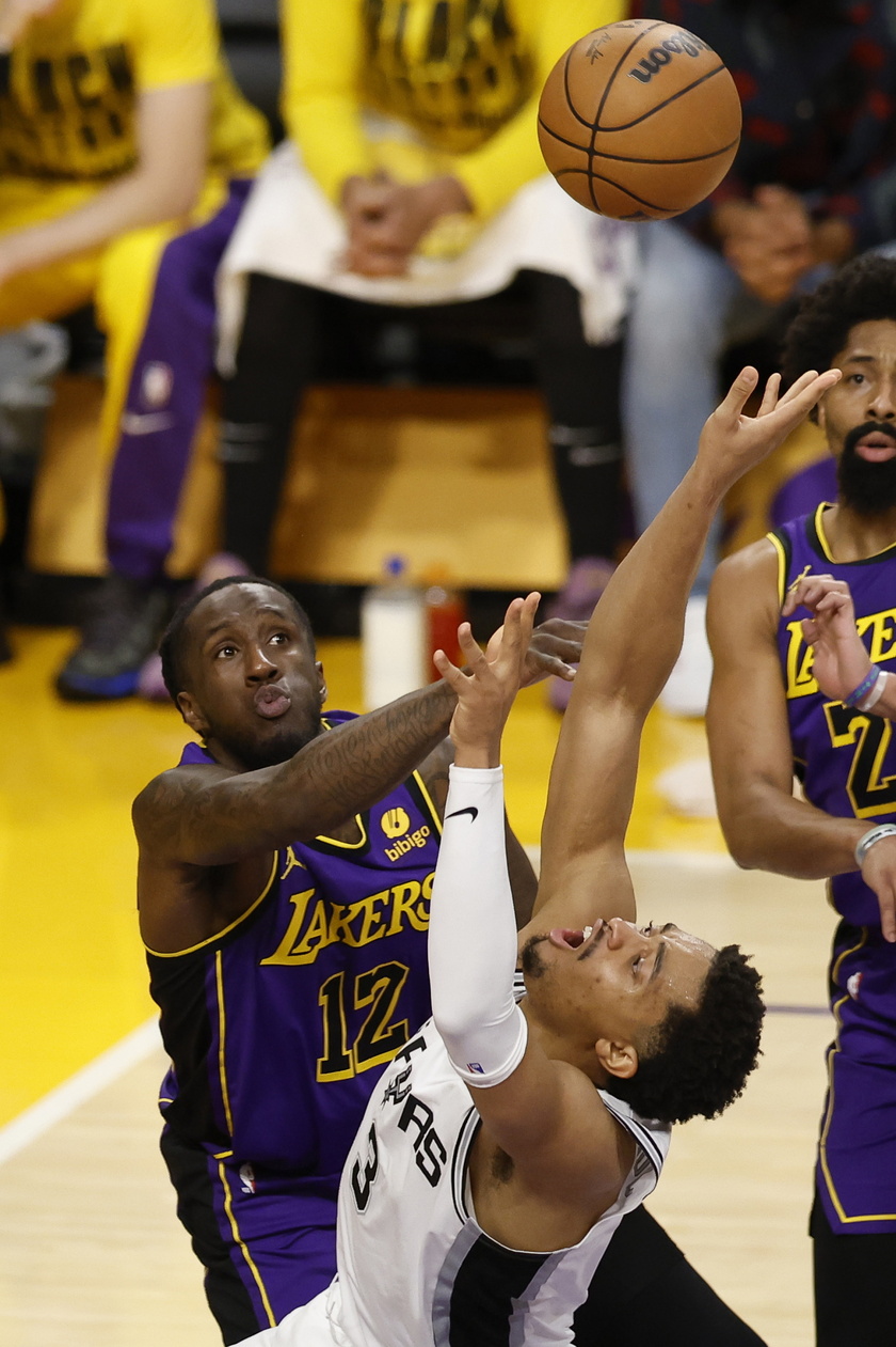 NBA - San Antonio Spurs at Los Angeles Lakers - RIPRODUZIONE RISERVATA