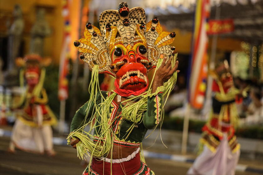 Navam Perahera - Annual Buddhist cultural pageant in Colombo © ANSA/EPA