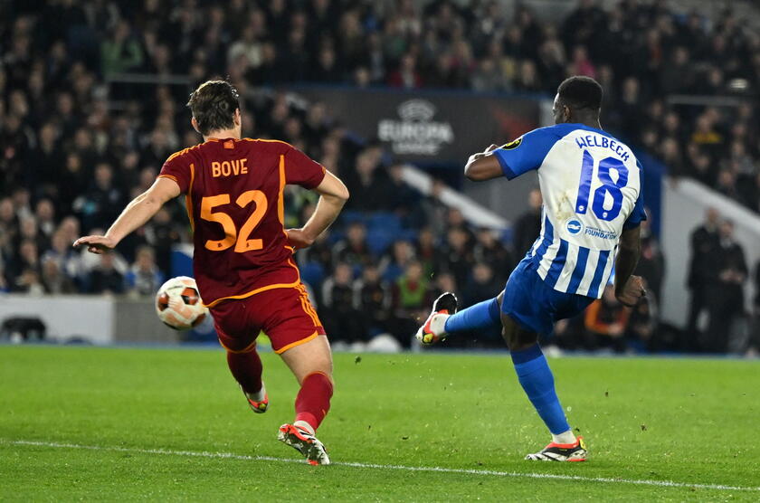 &gt;&gt;&gt;ANSA/Roma ko col Brighton ma vola ai quarti di Europa League © ANSA/A