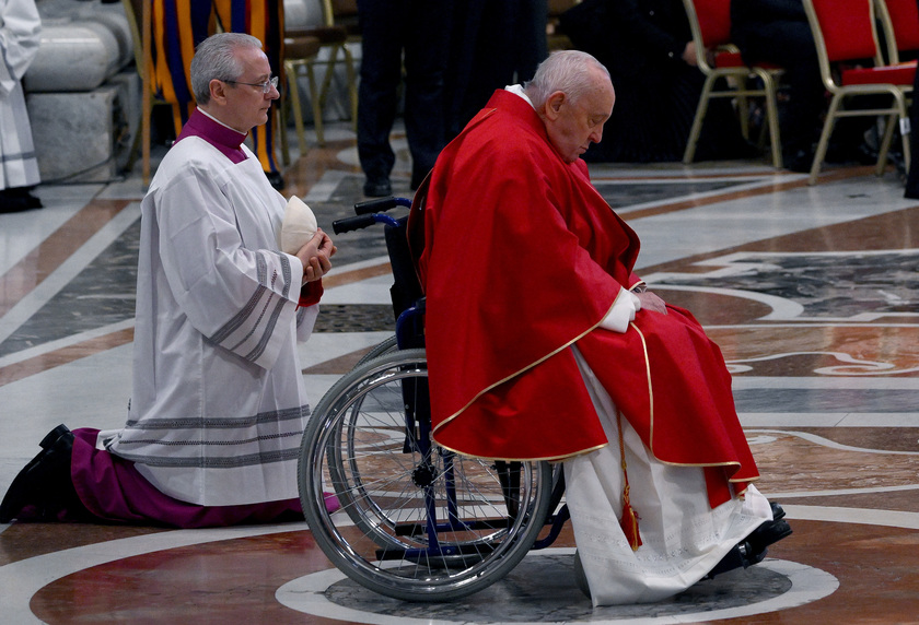 Pope Francis celebrates Good Friday Mass - RIPRODUZIONE RISERVATA