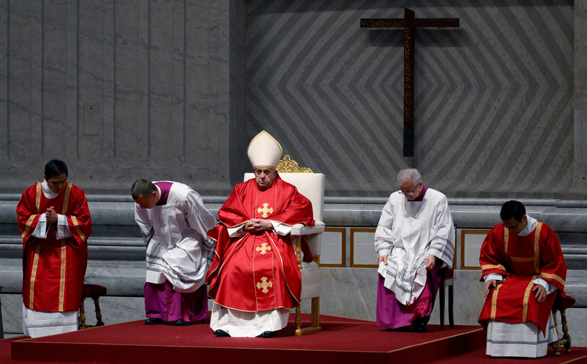Pope Francis celebrates Good Friday Mass - RIPRODUZIONE RISERVATA