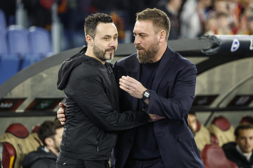 LA ROMA A BRIGHTON DOPO IL 4-0 DELL 'OLIMPICO - RIPRODUZIONE RISERVATA