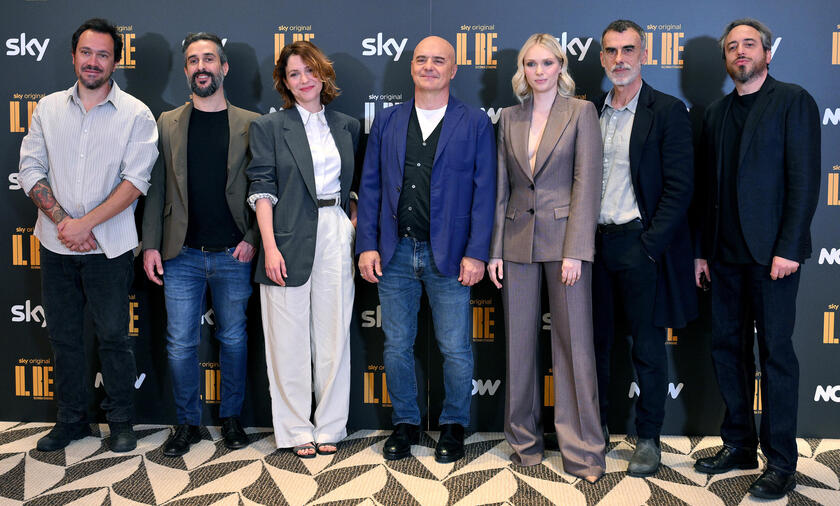 Cast of  'Il Re ' Tv series poses at photocall in Rome - RIPRODUZIONE RISERVATA