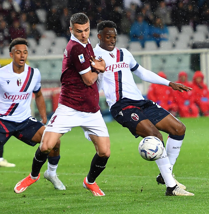 Serie A soccer match Torino FC vs Bologna FC