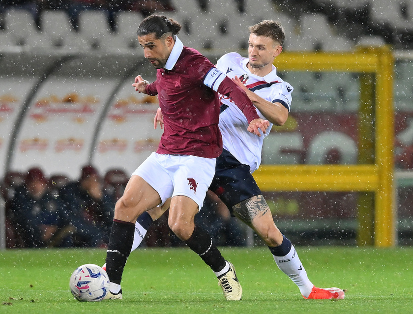 Serie A soccer match Torino FC vs Bologna FC