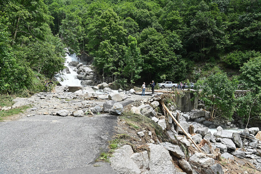 Danni causati da maltempo nel comune di Chialamberto nelle Valli di Lanzo