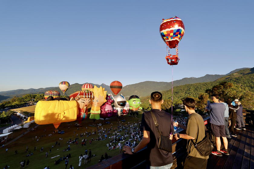 International hot air balloon festival in Taiwan