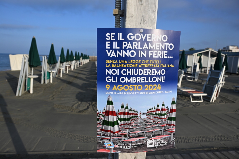 Roma: sciopero di 2 ore dei balneari, chiedono risposte sulle concessioni