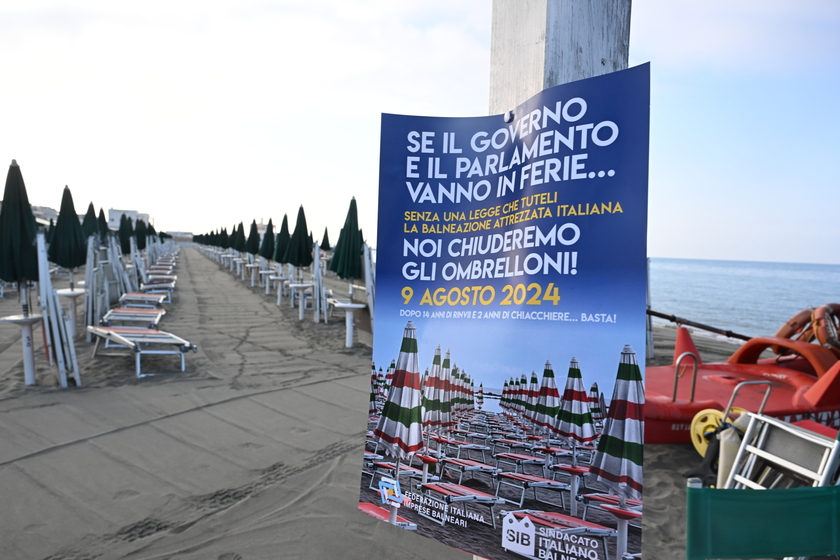 Roma: sciopero di 2 ore dei balneari, chiedono risposte sulle concessioni