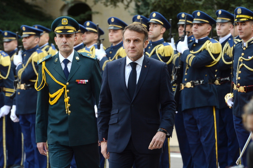 French President Emmanuel Macron visits Beirut