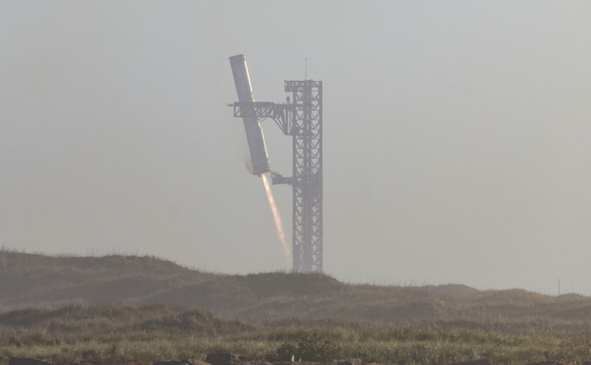 SpaceX Launch of Starship rocket in Texas