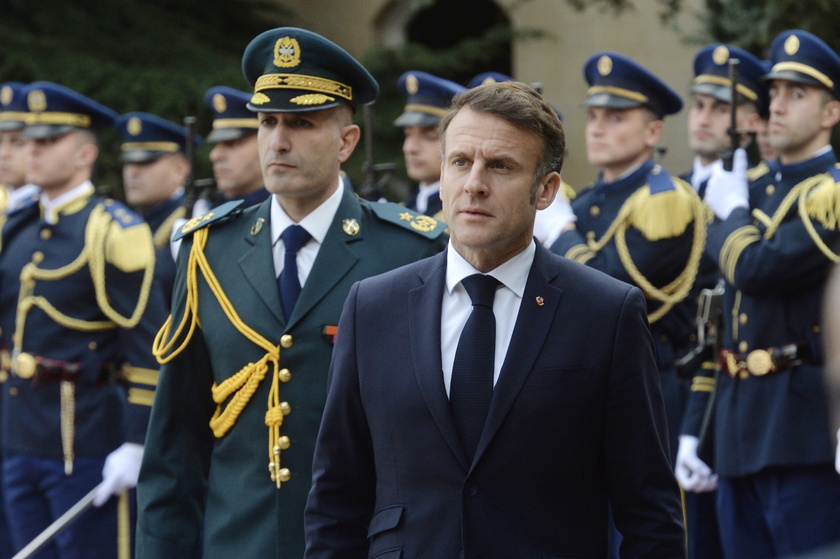 French President Emmanuel Macron visits Beirut