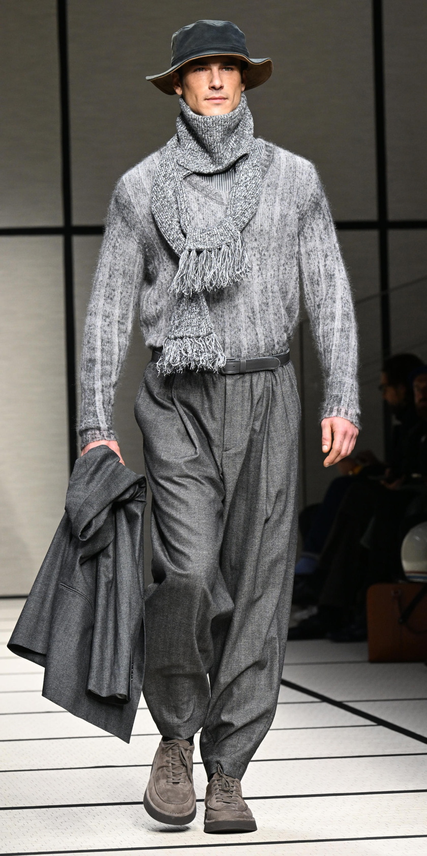 Giorgio Armani unveils Fall/Winter collection at Milan Fashion Week