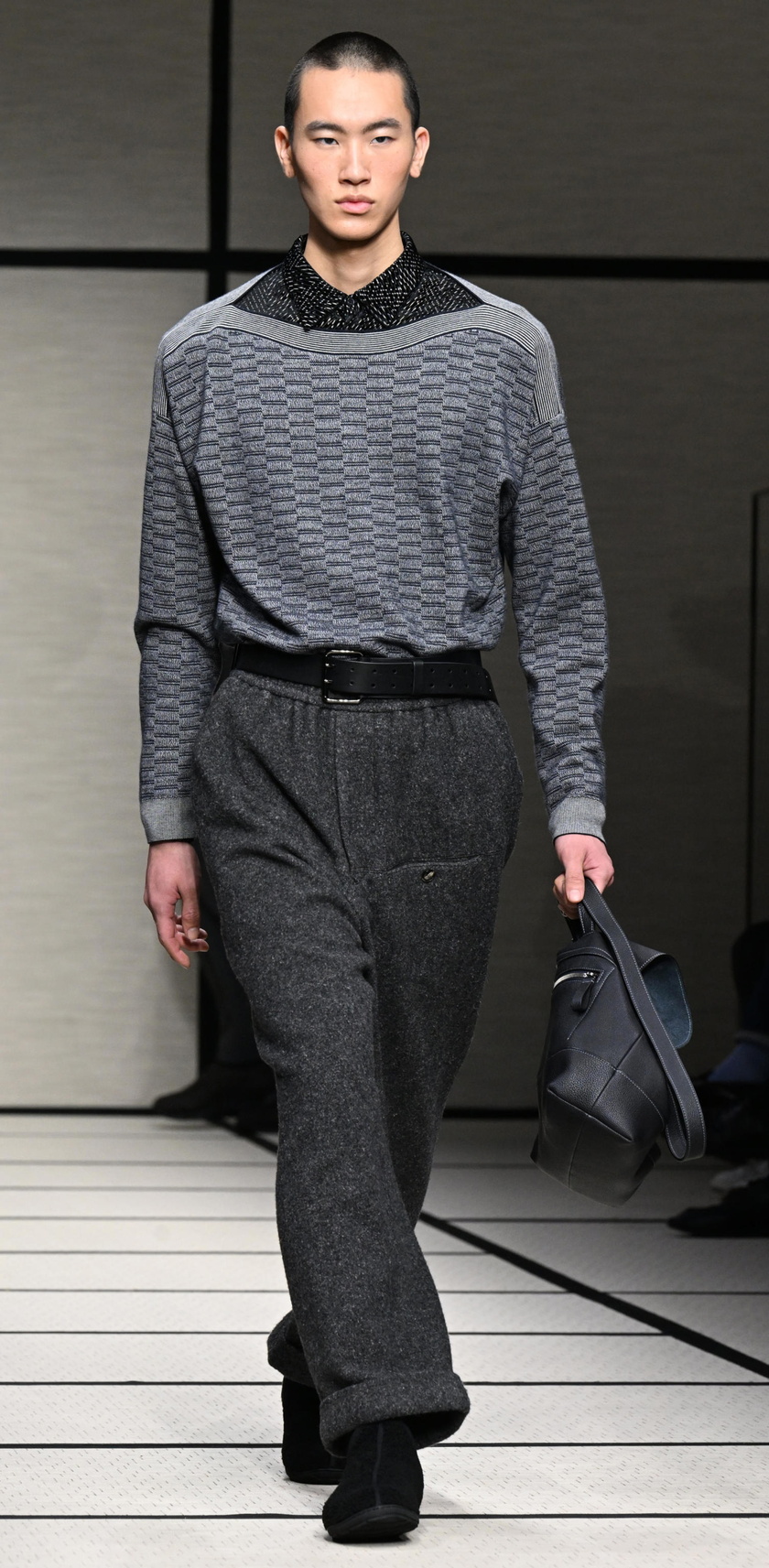 Giorgio Armani unveils Fall/Winter collection at Milan Fashion Week