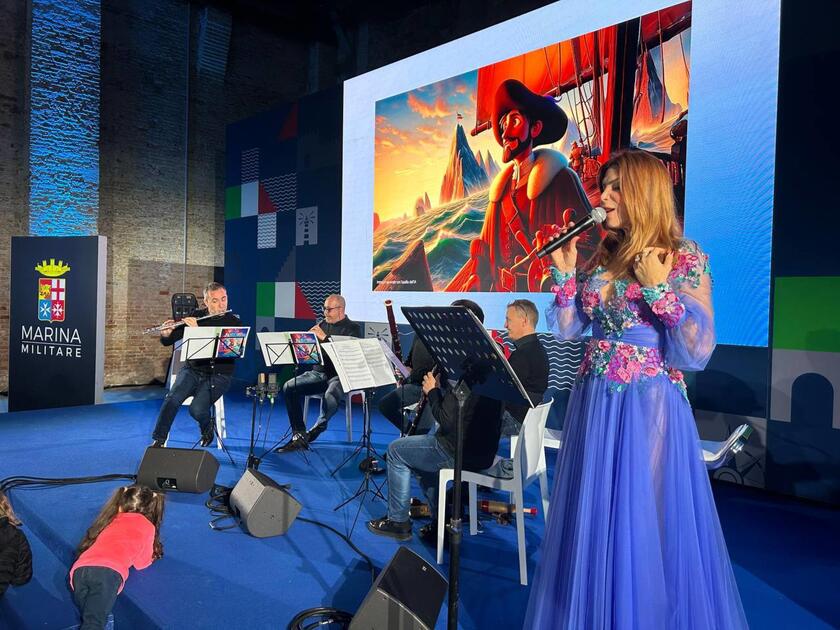 Aurora e la nave incantata, il Vespucci diventa una fiaba