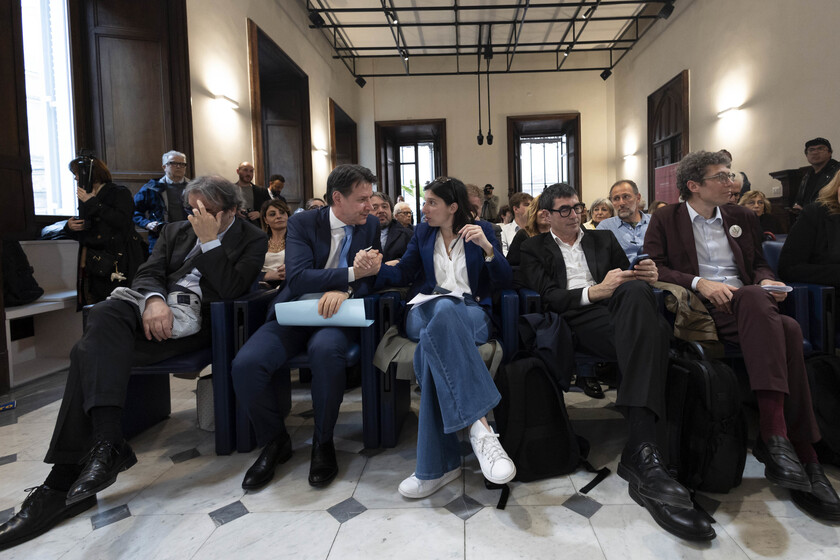 Schlein, Conte, Magi e Fratoianni a incontro su libertà di stampa