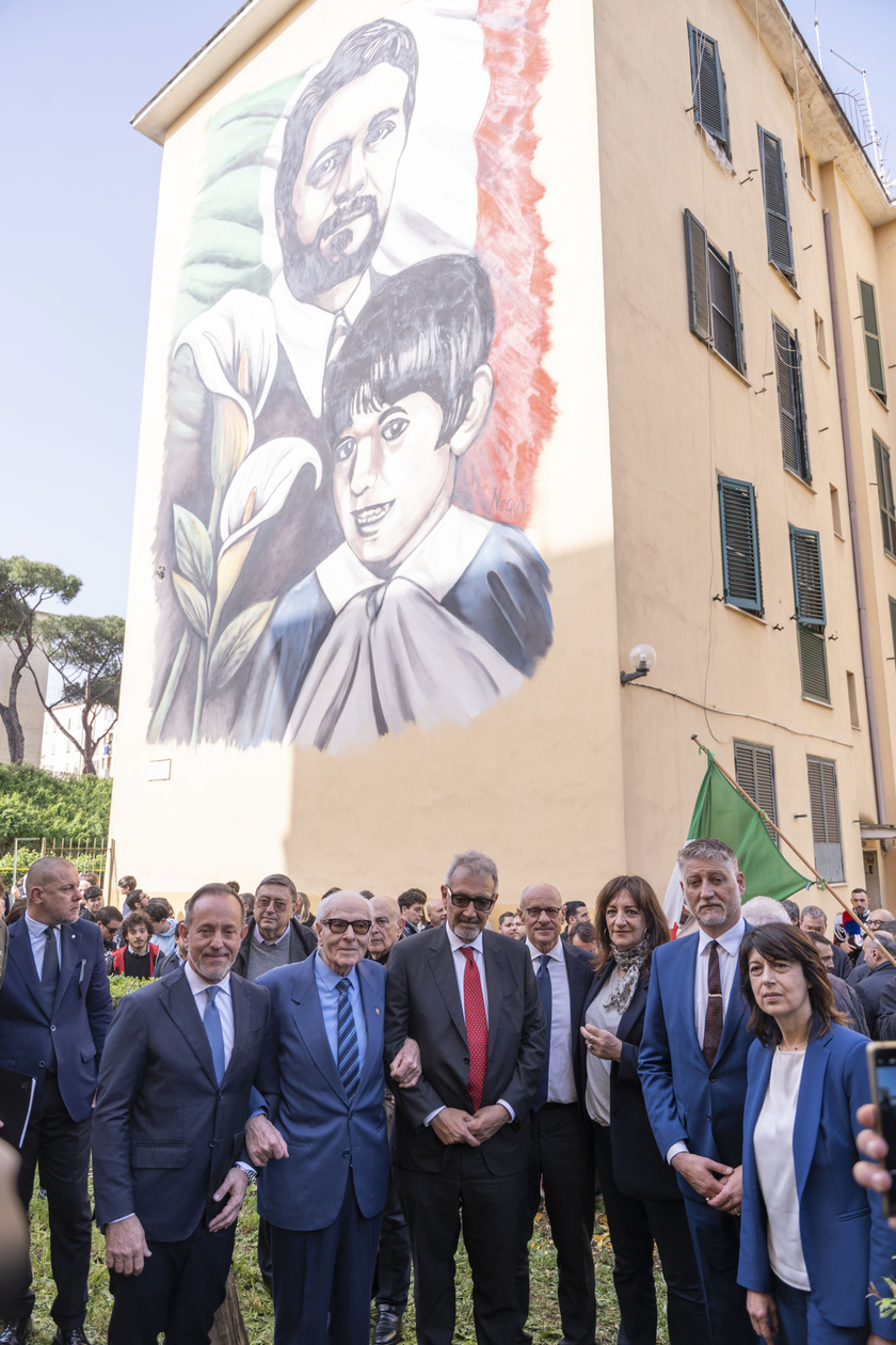 Rocca,'murale per Mattei mi ha commosso,segno di pacificazione'