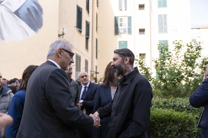 Rocca,'murale per Mattei mi ha commosso,segno di pacificazione'