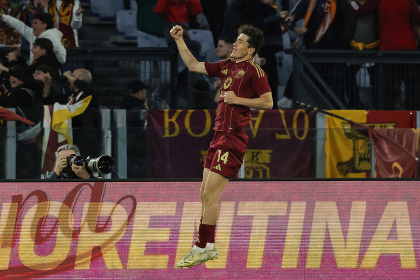 Serie A soccer match between AS Roma vs Hellas Verona