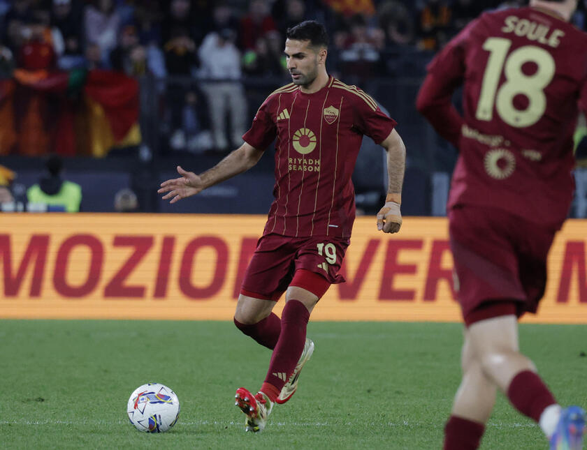 Serie A soccer match between AS Roma vs Hellas Verona