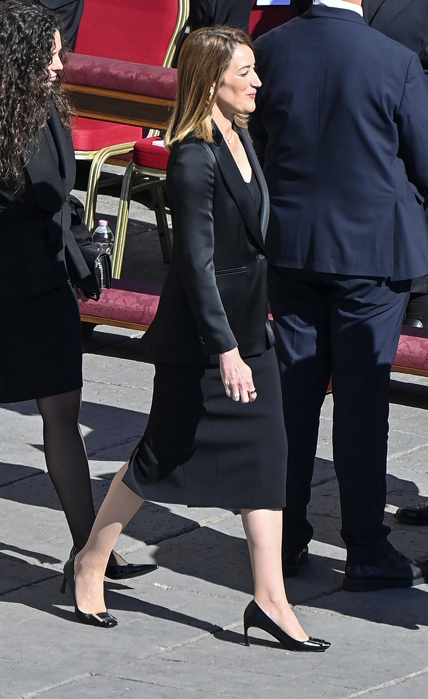 Funerale Papa Francesco, Roberta Metsola
